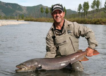 Mongolia taimen fishing