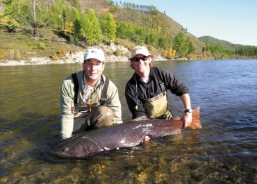 mongolia taimen fishing sweetwater travel